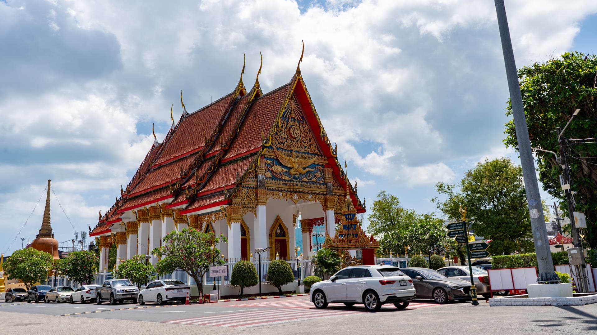 Ordination hall at Wat Mongkolnimit beside Deebuk Road in Phuket Old Town